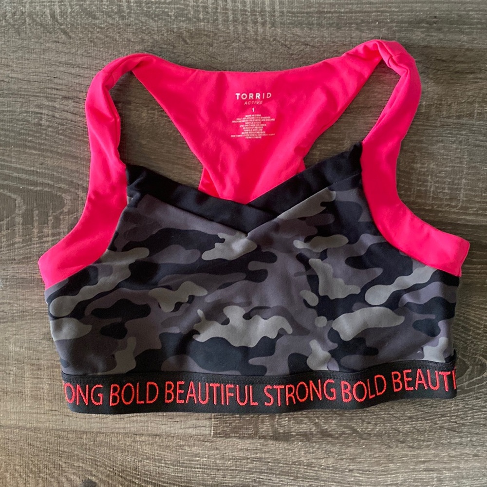 Torrid Camo Sports Bra